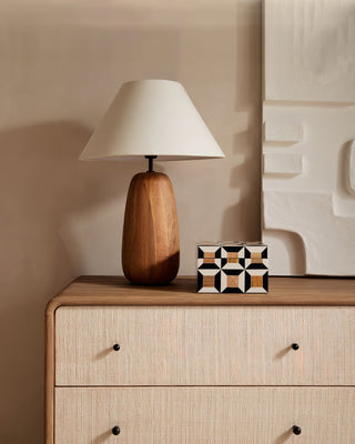 Lindenier Lampe à Poser en Bois