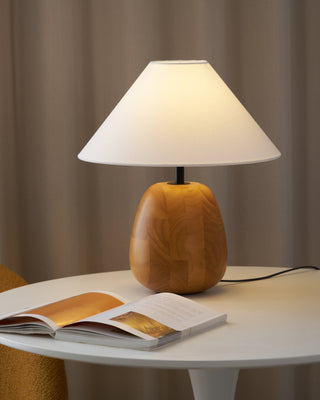 Syloraya Lampe de Table en Bois Moderne