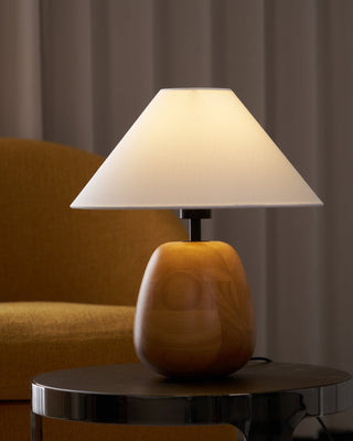 Syloraya Lampe de Table en Bois Moderne