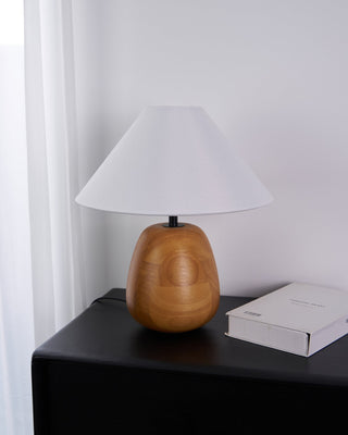 Syloraya Lampe de Table en Bois Moderne