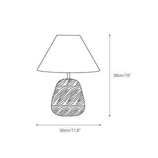 Lindenier Lampe à Poser en Bois