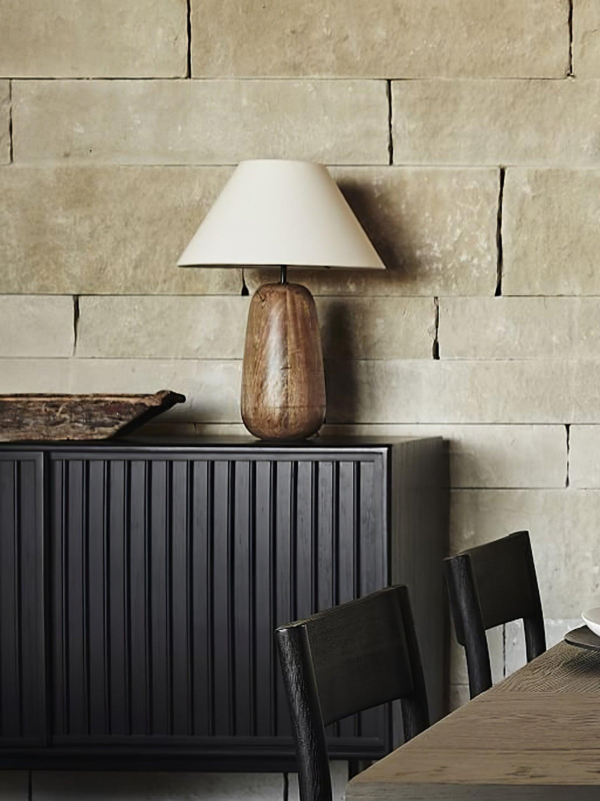 Syloraya Lampe de Table en Bois Moderne