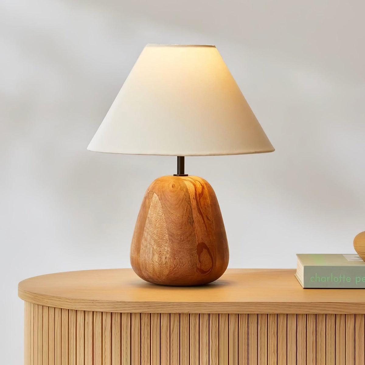 Syloraya Lampe de Table en Bois Moderne