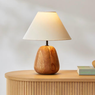 Syloraya Lampe de Table en Bois Moderne