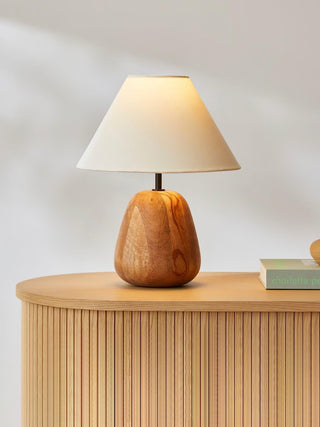 Syloraya Lampe de Table en Bois Moderne