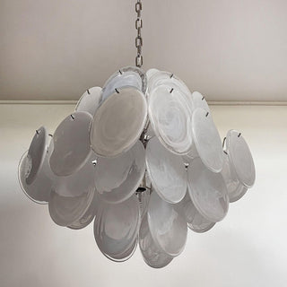 Aurora Lustre en Verre de Murano Blanc