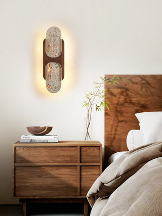 Isla Travertine Wall Light-Neutral Decor