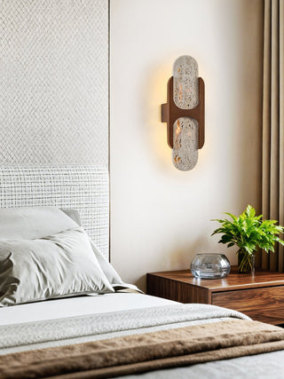 Isla Travertine Wall Light-Neutral Decor
