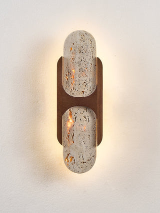 Isla Travertine Wall Light-Neutral Decor