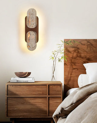 Isla Travertine Wall Light-Neutral Decor