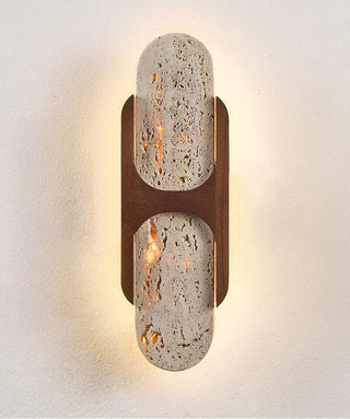 Isla Travertine Wall Light-Neutral Decor