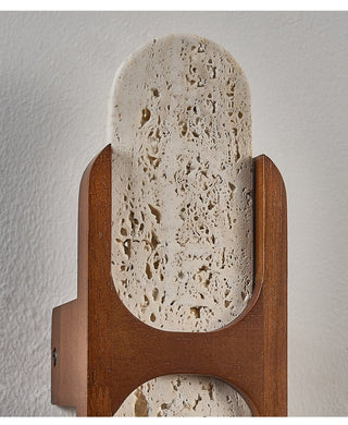 Isla Travertine Wall Light-Neutral Decor
