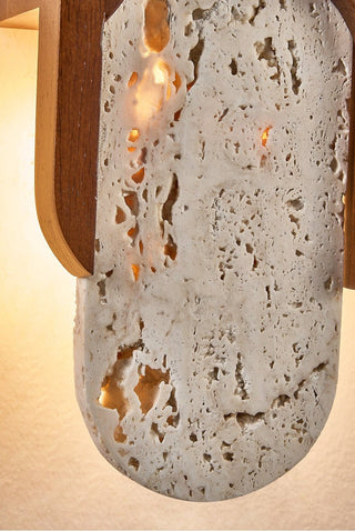Isla Travertine Wall Light-Neutral Decor