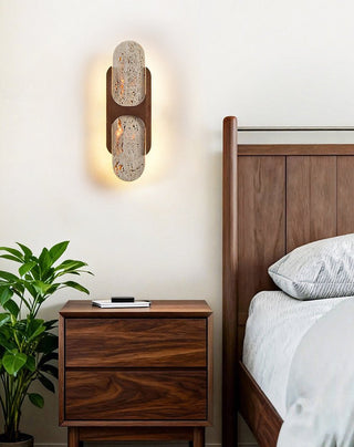 Isla Travertine Wall Light-Neutral Decor