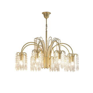 Lustra Lustre Or Cristal Isla Dawn Regal