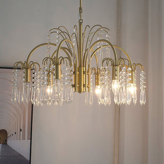 Lustra Lustre Or Cristal Isla Dawn Regal