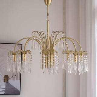 Lustra Lustre Or Cristal Isla Dawn Regal