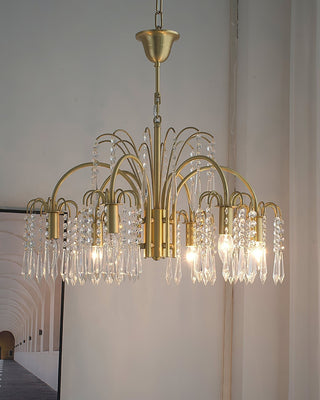 Lustra Lustre Or Cristal Isla Dawn Regal