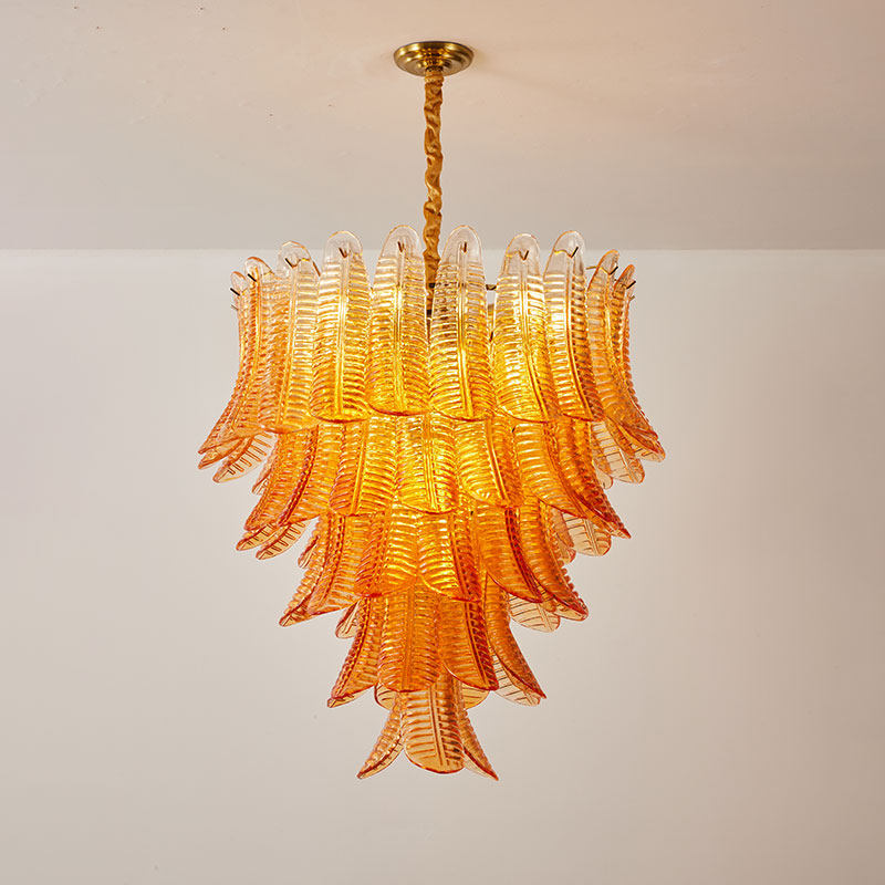 The clear glass variant, demonstrating its transparency and light refraction.