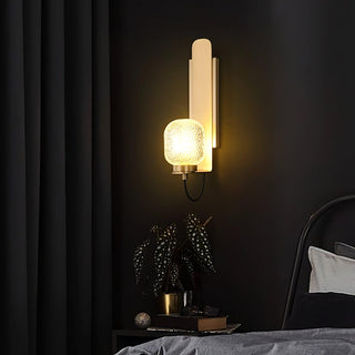 Nyrinaris Applique Murale Laiton Verre Art Nordique Premium