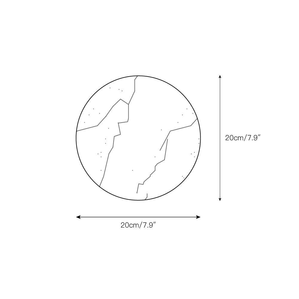 Ilvinan Applique Murale Albâtre Unique Minimaliste Moderne