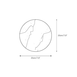 Ilvinan Applique Murale Albâtre Unique Minimaliste Moderne