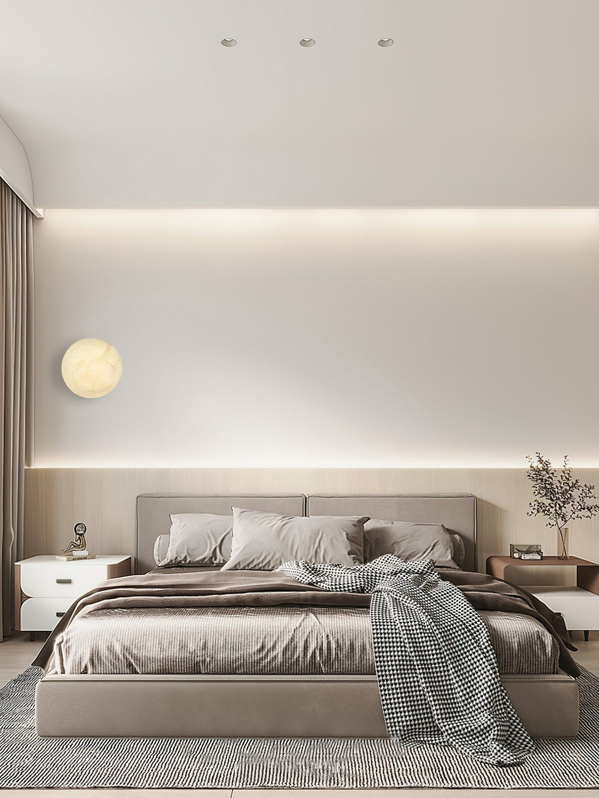 Ilvinan Applique Murale Albâtre Unique Minimaliste Moderne