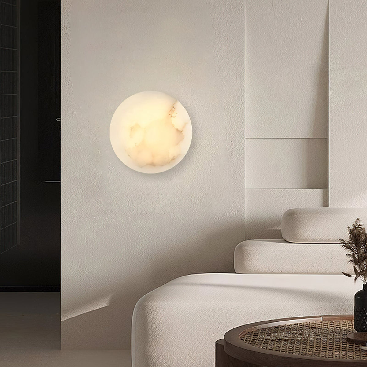 Ilvinan Applique Murale Albâtre Unique Minimaliste Moderne