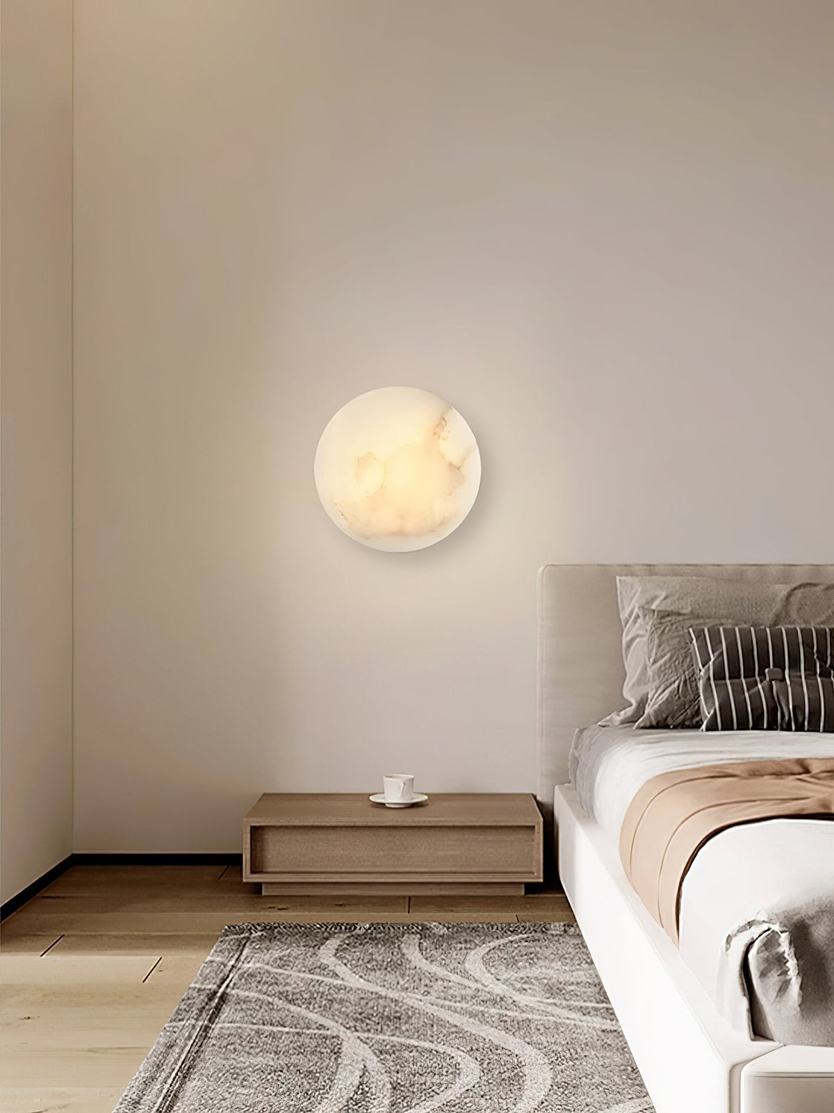 Ilvinan Applique Murale Albâtre Unique Minimaliste Moderne