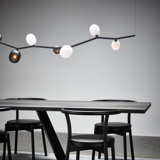 Evmirion Suspension Horizontale Verre Moderne-Luire