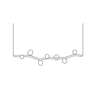 Evmirion Suspension Horizontale Verre Moderne-Luire