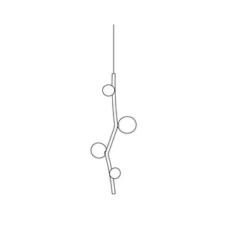 Isolora Suspension Verticale Verre Moderne