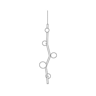 Isolora Suspension Verticale Verre Moderne
