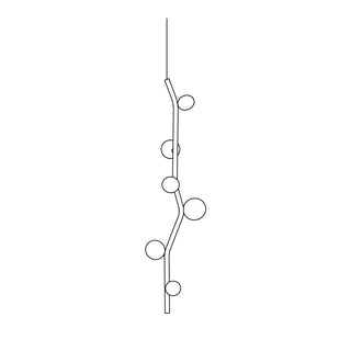 Isolora Suspension Verticale Verre Moderne
