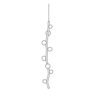 Isolora Suspension Verticale Verre Moderne