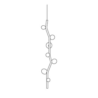 Isolora Suspension Verticale Verre Moderne