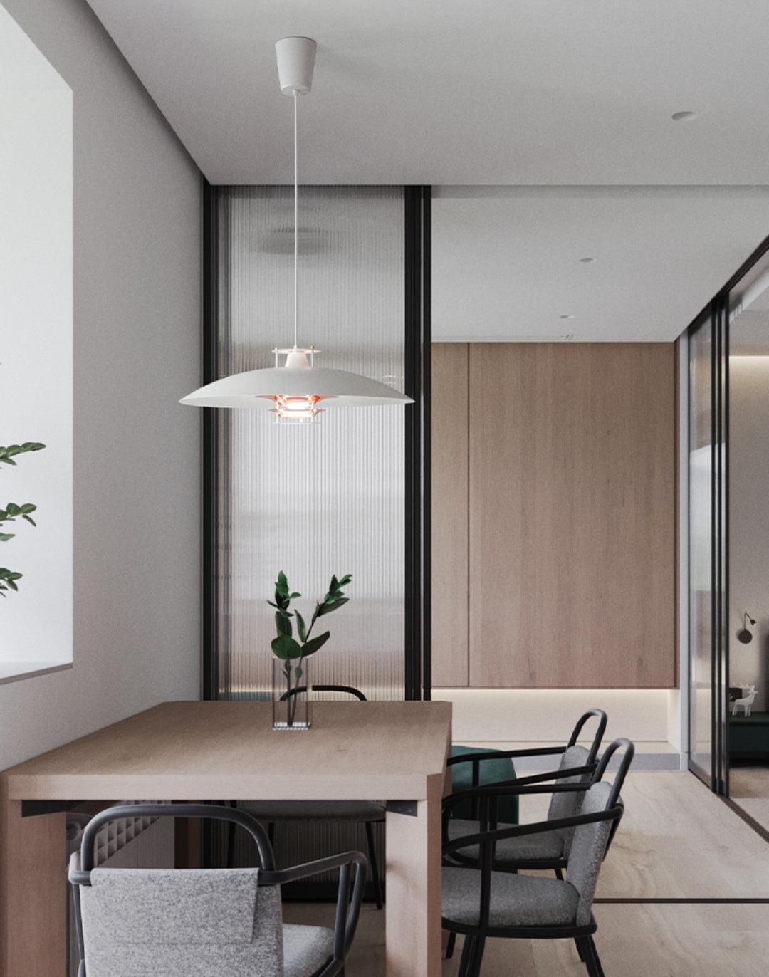 Zenith Lustre Suspendu Moderne En Aluminium