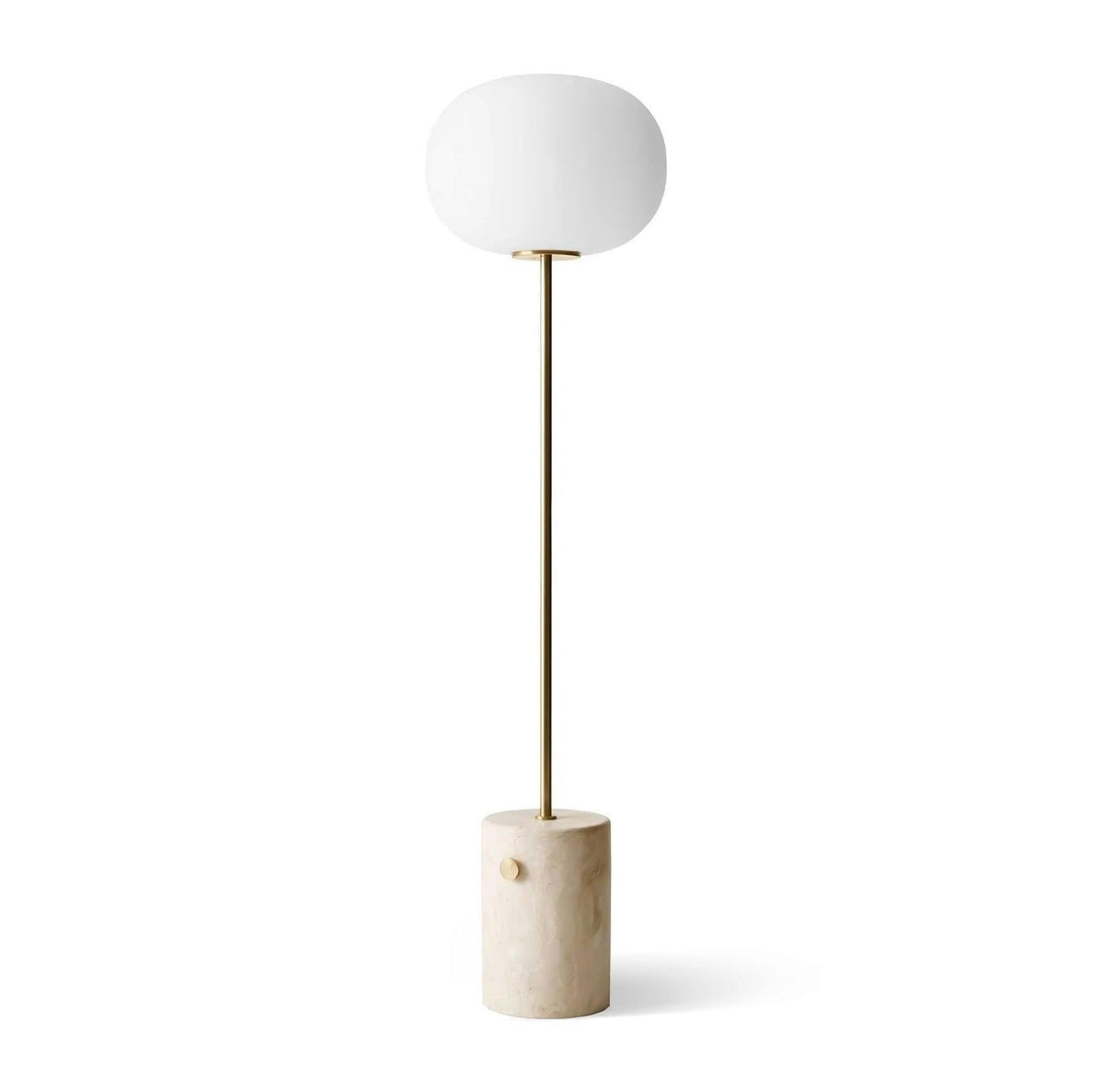 Iloryra Lampadaire en Travertin à Base Colonnaire