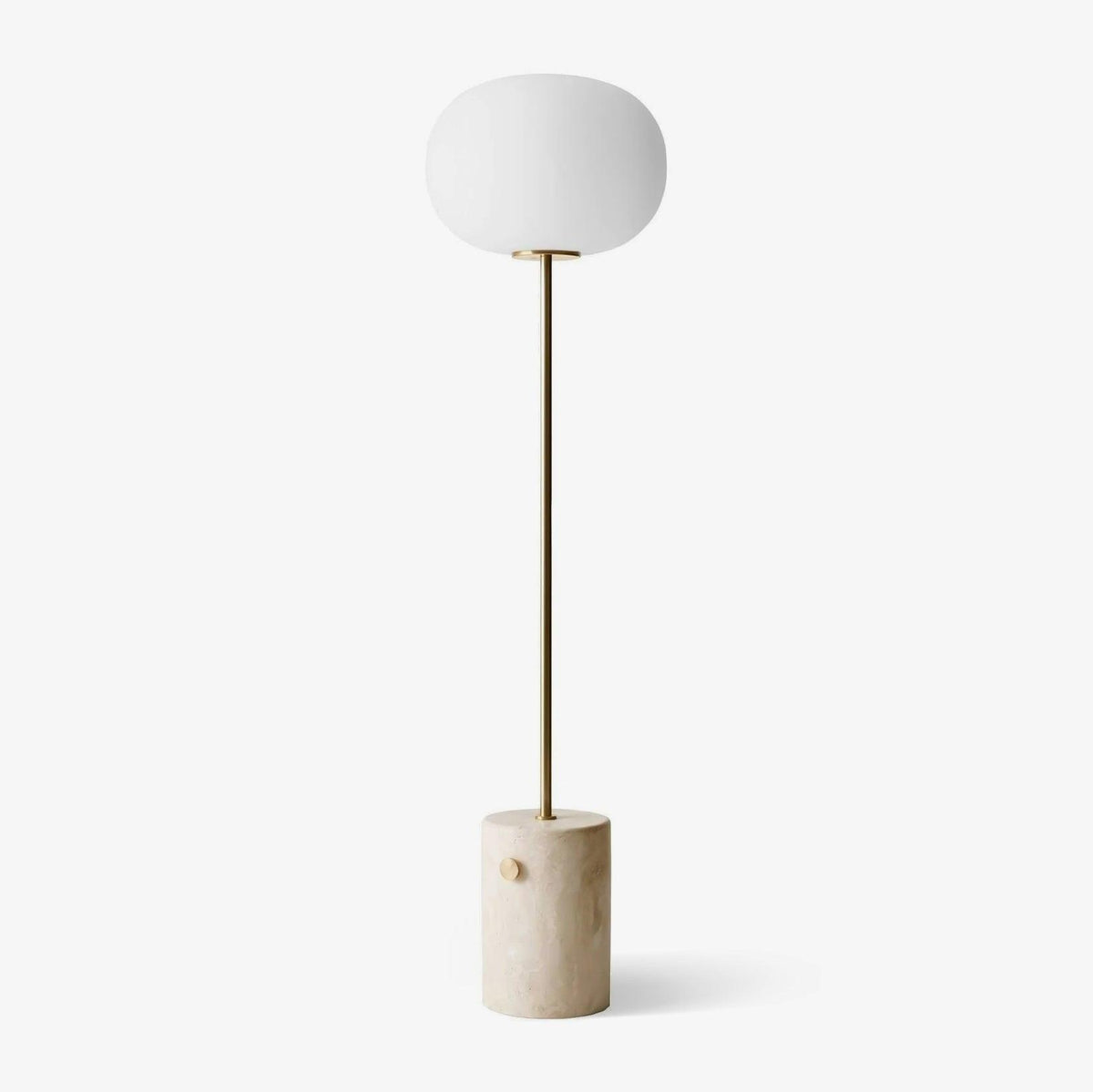 Iloryra Lampadaire en Travertin à Base Colonnaire