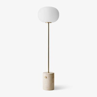 Iloryra Lampadaire en Travertin à Base Colonnaire