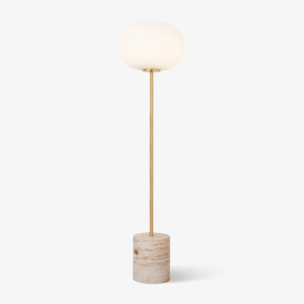 Iloryra Lampadaire en Travertin à Base Colonnaire