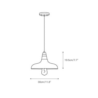 Acarira Suspension Métal Bois Naturel