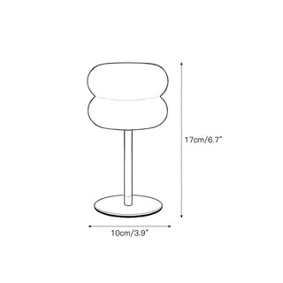 Nivaraine Lampe de Table en Albâtre Donut