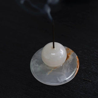 Jade Incense Holder-Neutral Decor