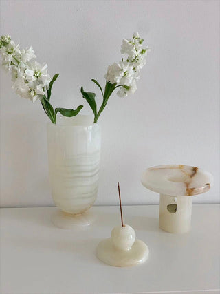 Jade Incense Holder-Neutral Decor