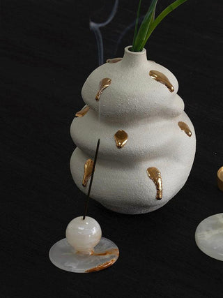 Jade Incense Holder-Neutral Decor