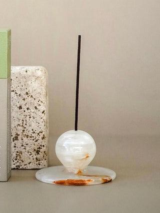 Jade Incense Holder-Neutral Decor
