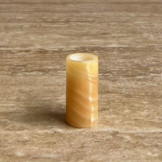 Jade Candle Holder-Neutral Decor