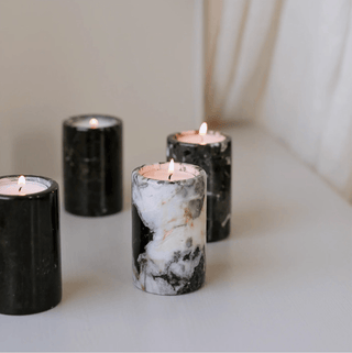 Jade Candle Holder-Neutral Decor