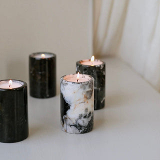 Jade Candle Holder-Neutral Decor